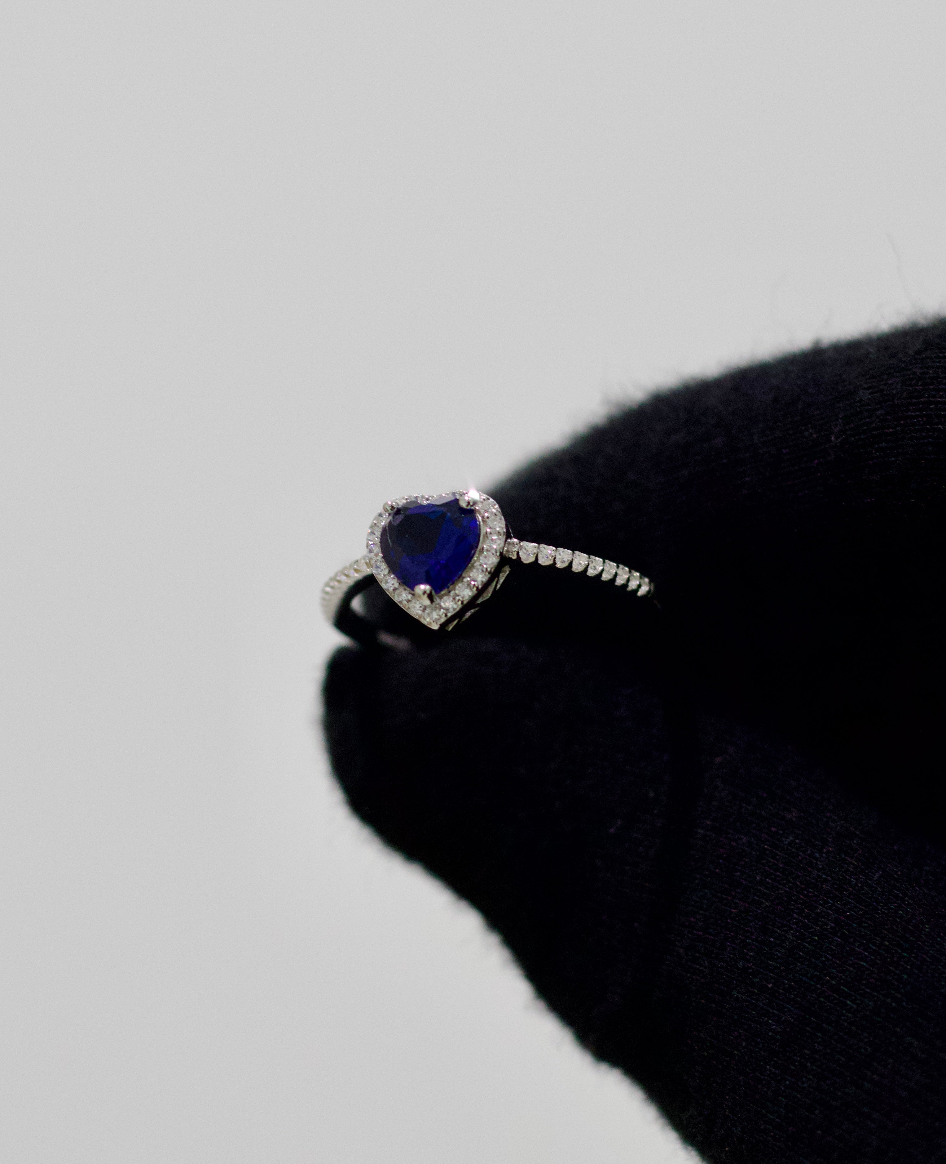 Heart Blue Stone