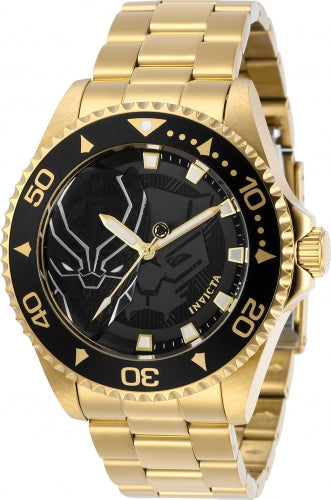 Invicta Marvel Black Panther 44MM Gold