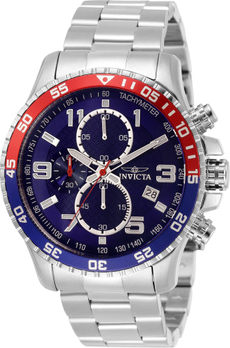 Invicta Specialty 45MM Silver/Blue/Red