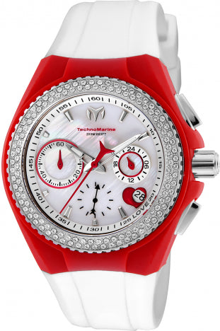 Technomarine Cruise Valentine 40mm Silver 3 Straps 3 Covers