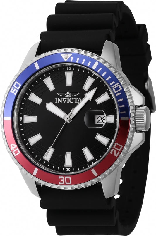 Invicta Pro Diver 45MM Silver/Blue/Red