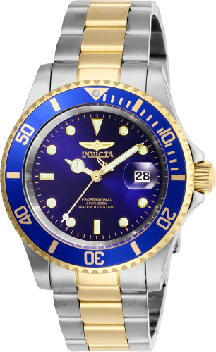 Invicta Pro Diver 40MM Silver/Gold/Blue