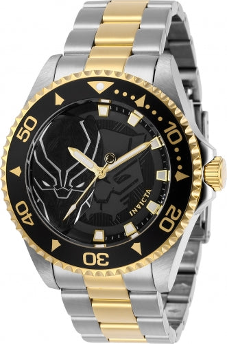 Invicta Marvel Black Panther 44MM Silver Gold