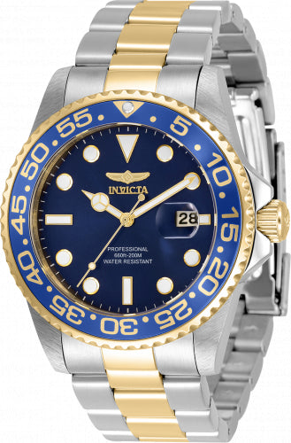 Invicta Pro Diver 42MM Silver/Gold/Blue