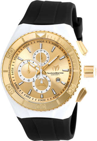 Technomarine Gold & Gold 46MM 2 Straps