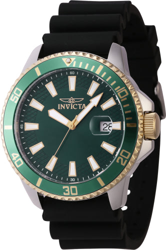 Invicta Pro Diver 45MM Silver/Green/Gold