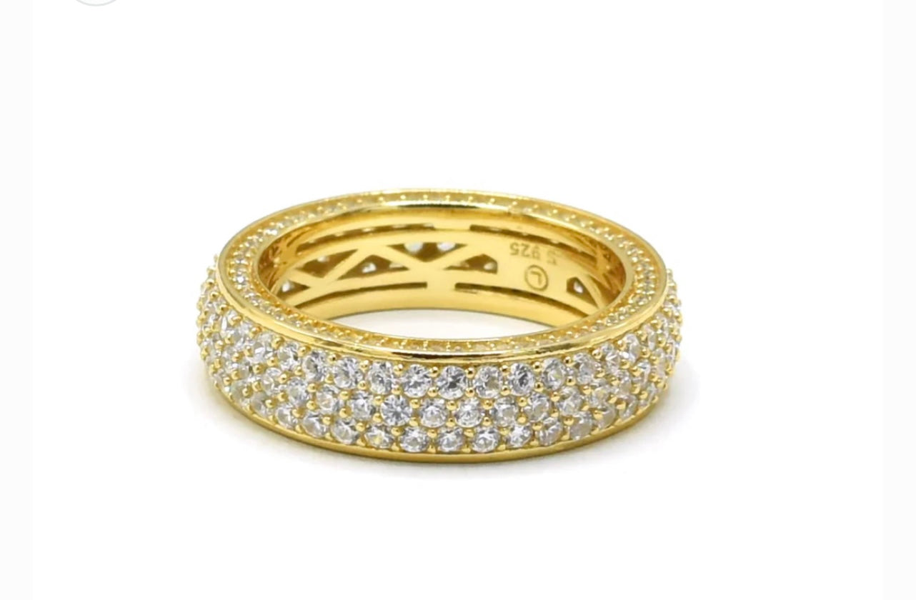 Sortija Plata 925 Dorada