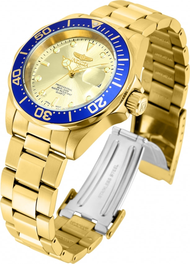 Invicta Pro Diver 40MM Gold/Blue