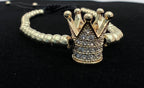 Pulsera Corona Dorada
