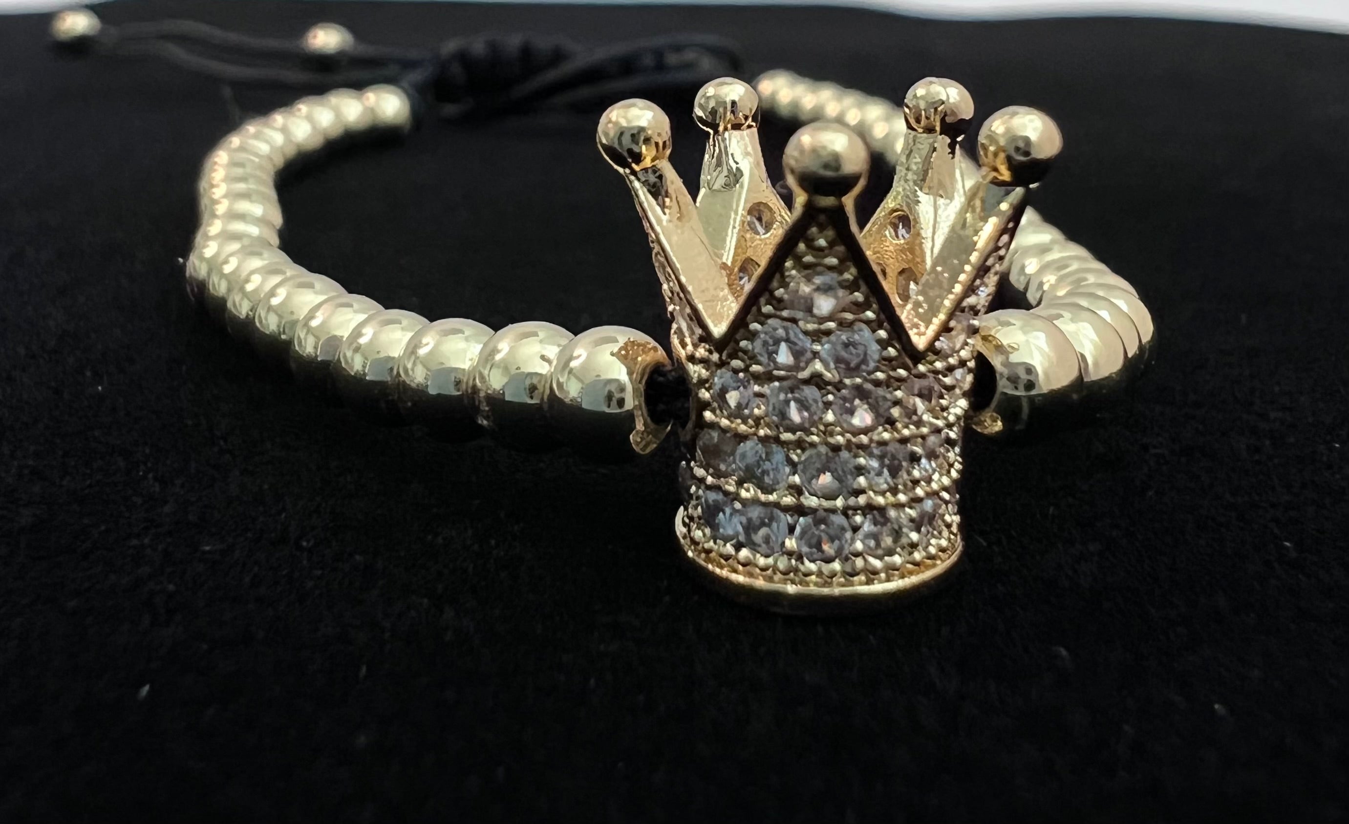 Pulsera Corona Dorada