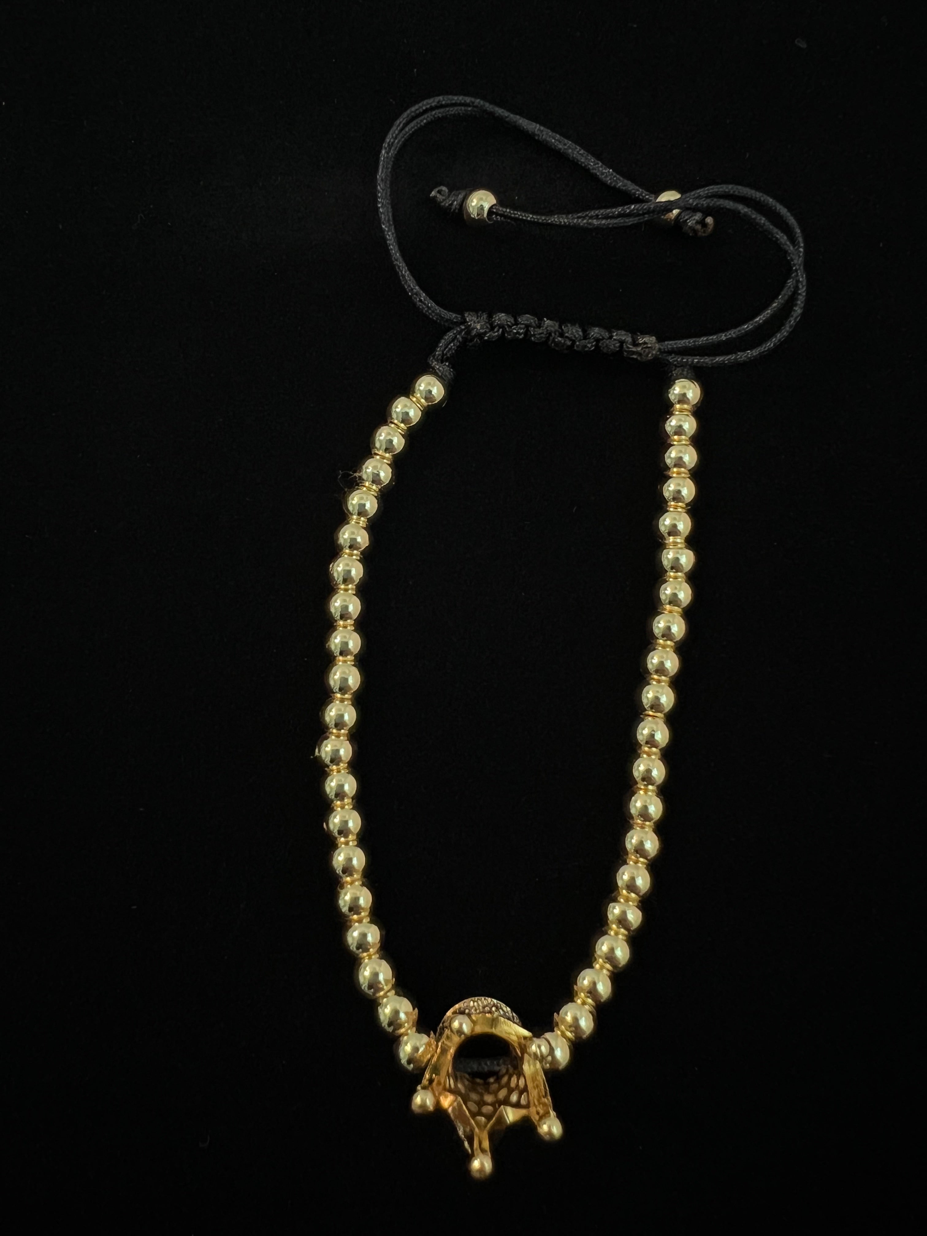 Pulsera Corona Dorada