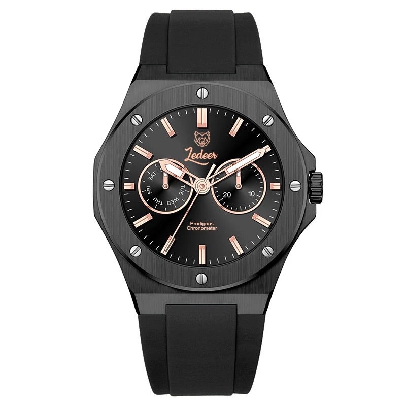 Ledeer Prodigous Chronometer 42MM Black