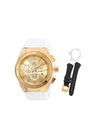 Technomarine Gold & Gold 46MM 2 Straps