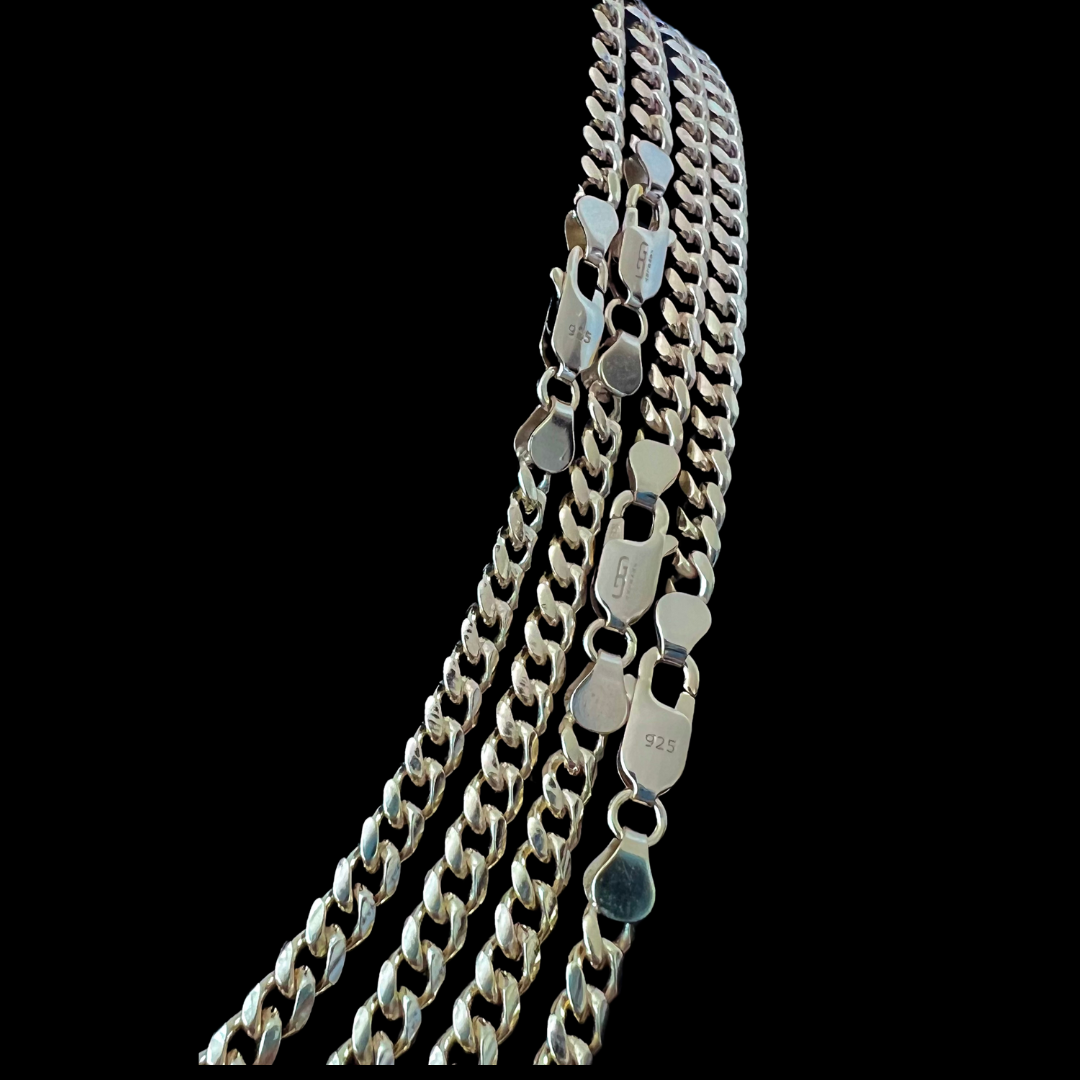 Collana E Bracciale Cubano Uomo - Oro 18k Su Acciaio, Stile - Foto 2