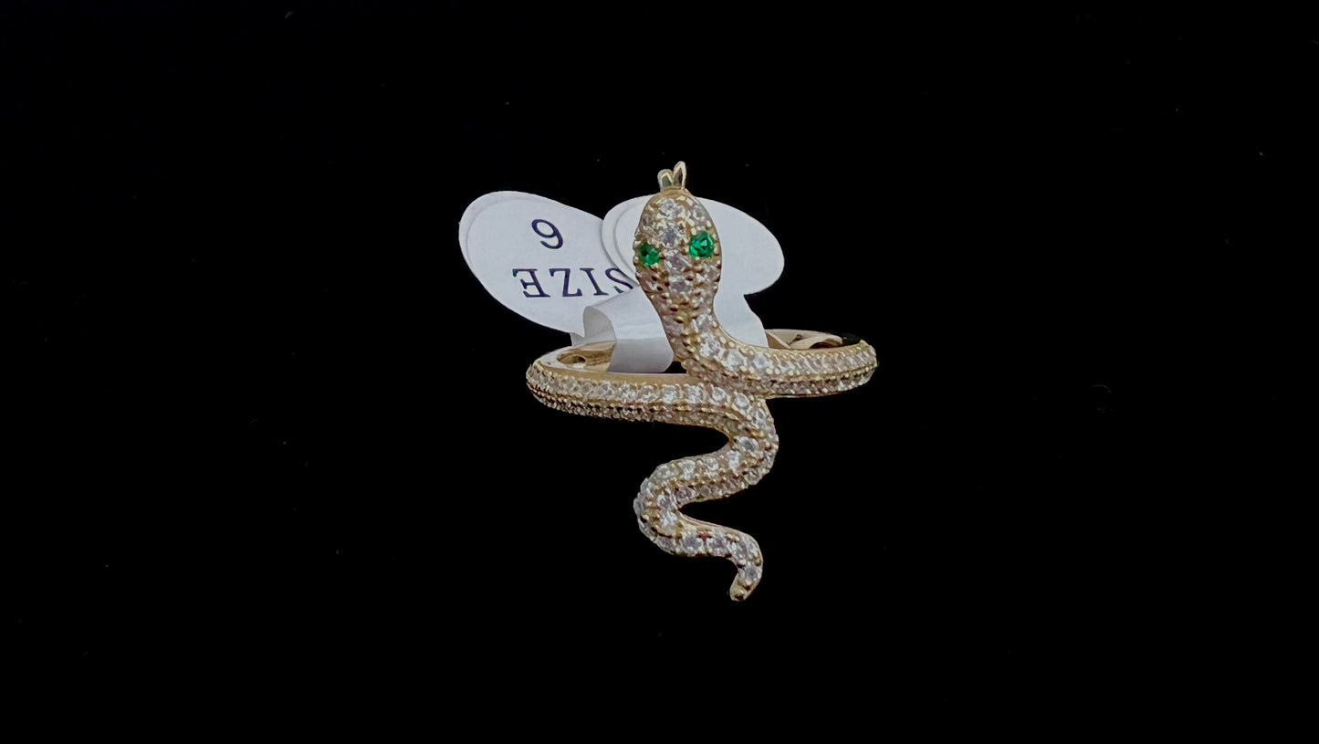 Sortija Serpiente Dorada