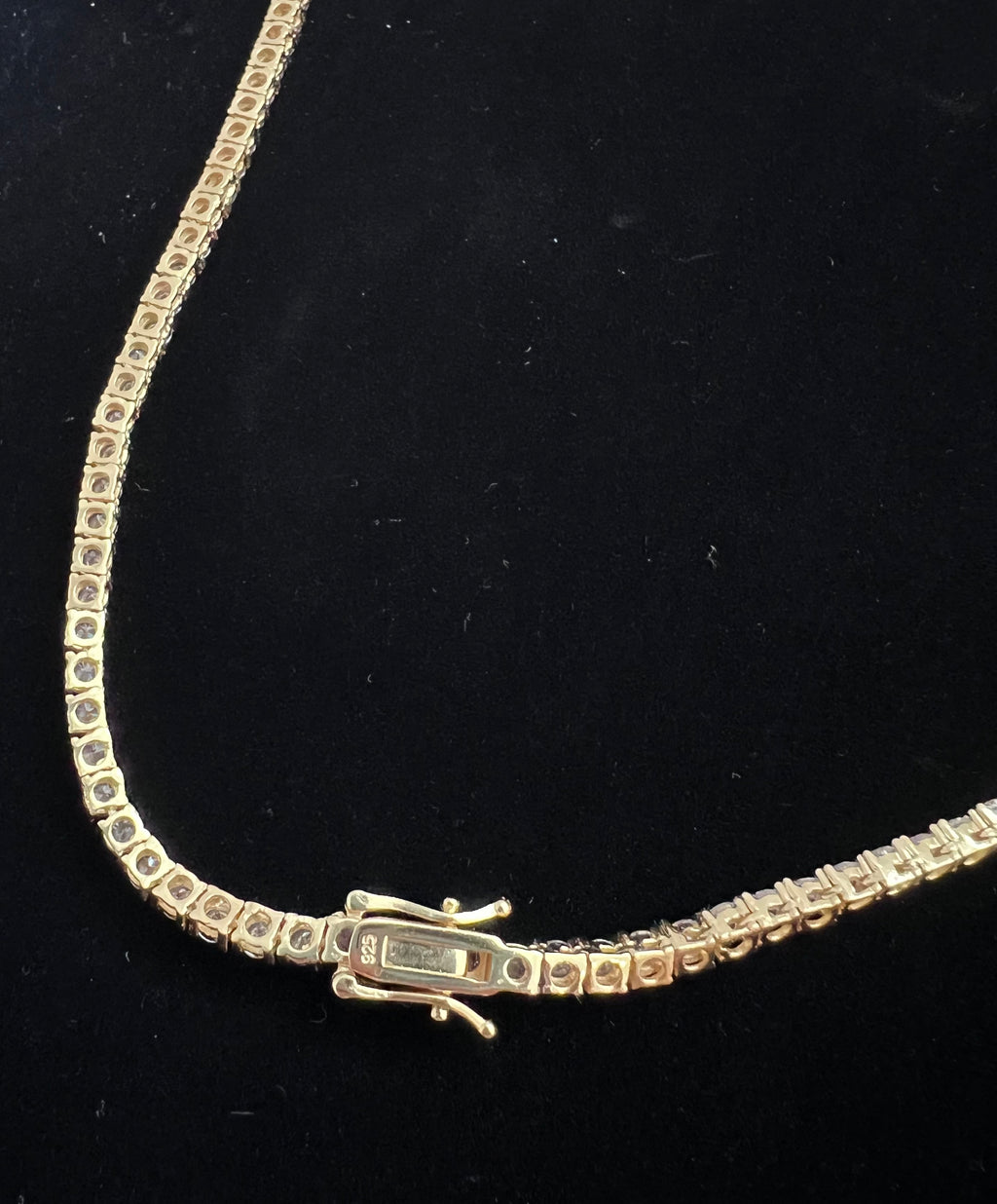 Tennis Chain 3mm Dorada