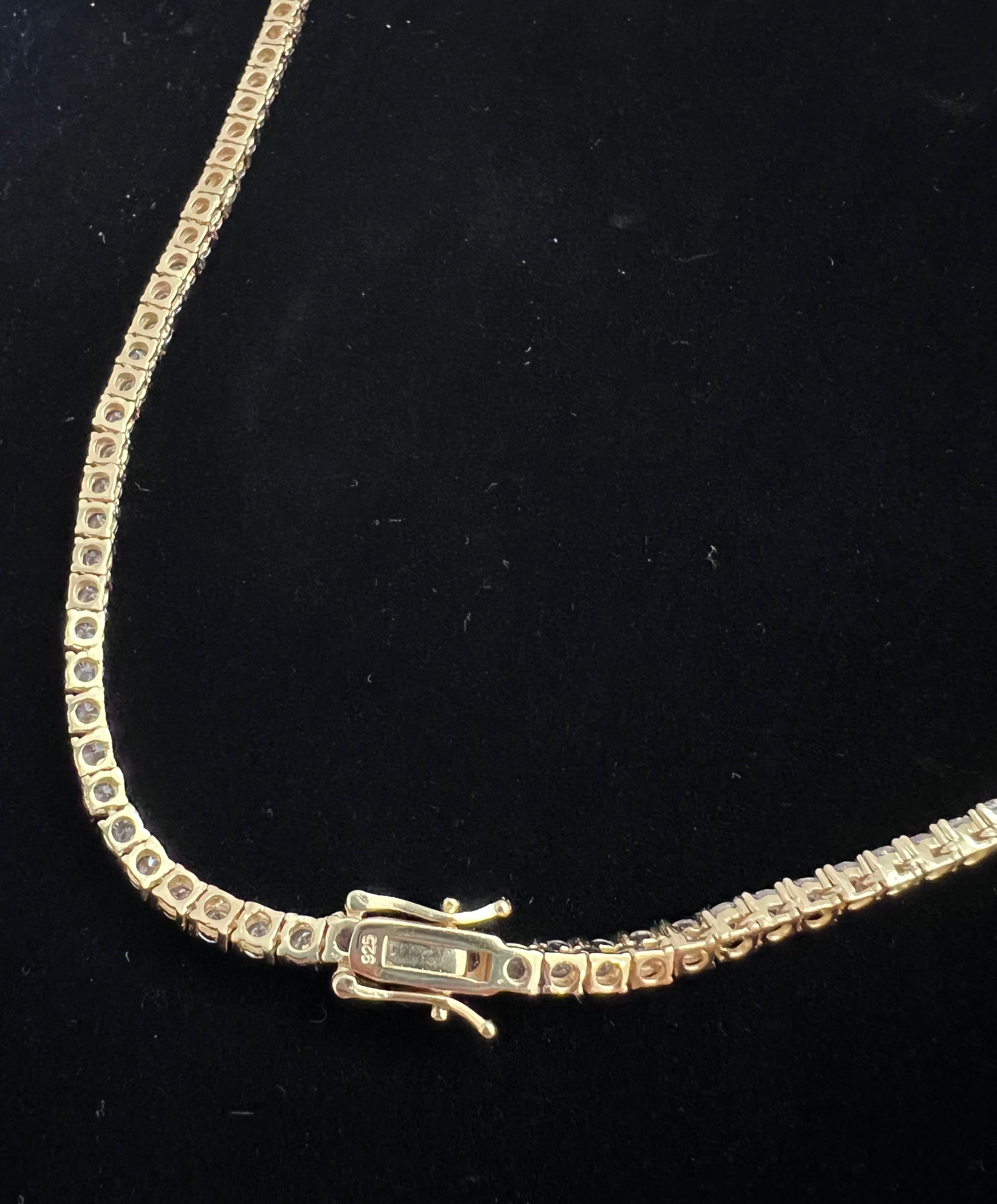 Tennis Chain 3mm Dorada