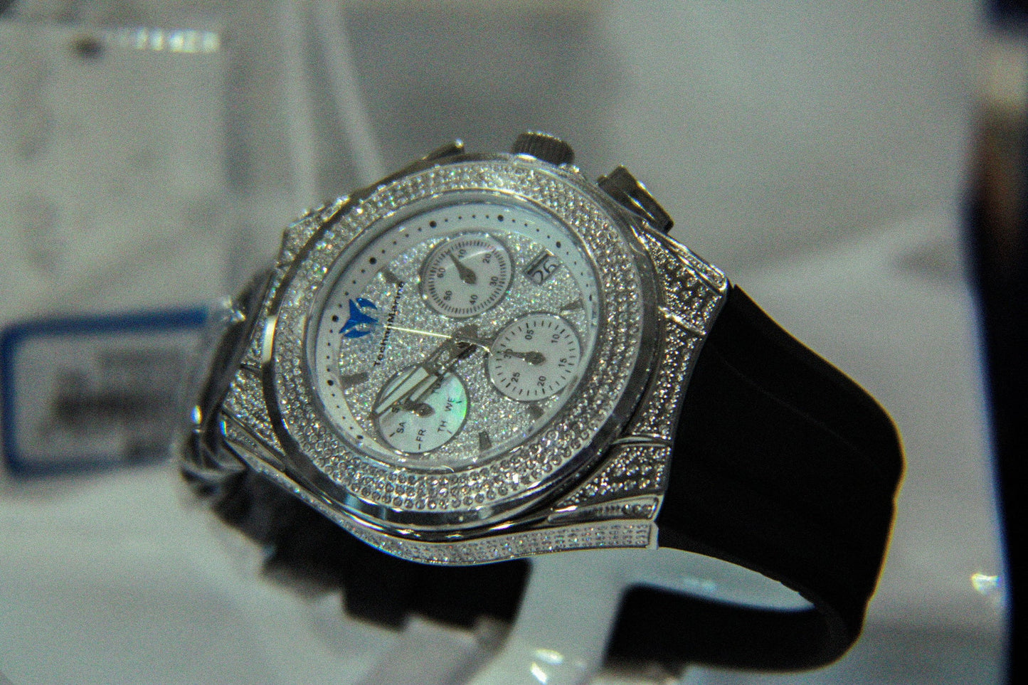 Technomarine Pave Full Diamond 45MM Silver